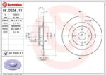 BREMBO Féktárcsa tömör Ø280mm 08. D226.11