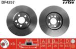 TRW szellőző féktárcsa Ø285mm DF4257