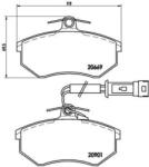 BREMBO fékbetét készlet, tárcsafék P85 016