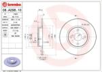 BREMBO Féktárcsa tömör Ø266mm 08. A298.10