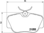 BREMBO fékbetét készlet P50 011