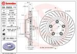 BREMBO féktárcsa perforált/belső hűtéses Ø340mm 09. D933.11