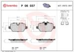 BREMBO fékbetét készlet, tárcsafék P06 037