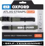 OXFORD Atlas B-Clip csomagtartó hevederek, 2 db, OXFORD (zöld, 17mm x 2m)