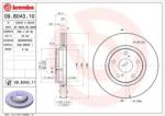 BREMBO Féktárcsa szellőző Ø295mm 09. B043.11