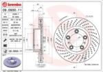 BREMBO fékkorong lyukasztás/belső hűtött Ø330mm 09. d930.11