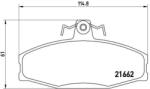 BREMBO fékbetét készlet, tárcsafék P85 022