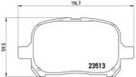 BREMBO fékbetét készlet, tárcsafék P83 040