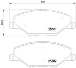 BREMBO fékbetét készlet, tárcsafék P85 121
