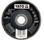 TOYA - Korund lamellás csiszolókorong 125 x 22.2mm P80