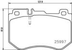 BREMBO fékbetét készlet P50 123