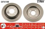 TRW Féktárcsa tömör Ø259mm DF4198
