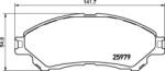 BREMBO fékbetét készlet, tárcsafék P79 032