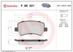 BREMBO fékbetét készlet, tárcsafék P86 021