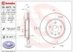 BREMBO Féktárcsa szellőző Ø315mm 09. A972.11