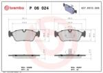 BREMBO fékbetét készlet, tárcsafék P06 024