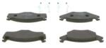 Bosch fékbetét készlet 0 986 468 871