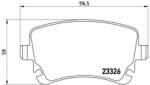BREMBO fékbetét készlet, tárcsafék P85 076