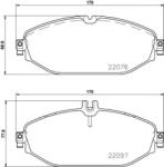BREMBO fékbetét készlet P50 124