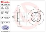 BREMBO Féktárcsa tömör Ø264mm 08. C656.11