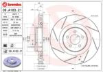 BREMBO Féktárcsa - lakkozott 09. A183.21