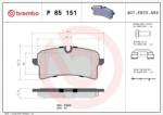 BREMBO fékbetét készlet, tárcsafék P85 151