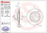 BREMBO Féktárcsa szellőző Ø257mm 09. C175.11