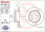 BREMBO Féktárcsa szellőző Ø300mm 09. C663.11