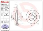 BREMBO Féktárcsa belső hűtés Ø231mm 09. D572.11