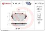 BREMBO fékbetét készlet P50 151