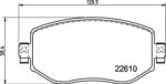 BREMBO fékbetét készlet P68 068