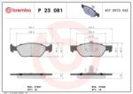 BREMBO fékbetét készlet, tárcsafék P23 081