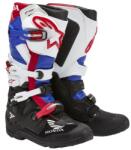 Alpinestars cipő TECH 7 ENDURO DRYSTAR HONDA kollekció, ALPINESTARS (fekete/fehér/kék/piros, 45.5-ös méret)