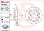 BREMBO Féktárcsa tömör Ø284mm 08. C823.11