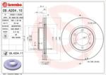 BREMBO Féktárcsa szellőző Ø338mm 09. A204.11