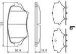 Bosch fékbetét készlet 0 986 494 322