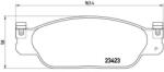 BREMBO fékbetét készlet, tárcsafék P36 012