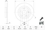 Bosch féktárcsa 0 986 479 G90
