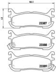 BREMBO fékbetét készlet, tárcsafék P49 021