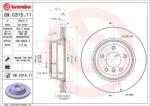 BREMBO Féktárcsa szellőző Ø324mm 09. C315.11