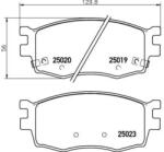 BREMBO fékbetét készlet, tárcsafék P30 069