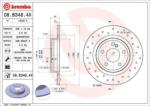 BREMBO féktárcsa perforált Ø295mm 08. B348.4X