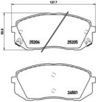 BREMBO fékbetét készlet, tárcsafék P30 056