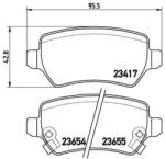 BREMBO fékbetét készlet, tárcsafék P59 038