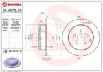 BREMBO Féktárcsa tömör Ø269mm 08. A273.21