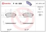 BREMBO fékbetét készlet, tárcsafék P44 028