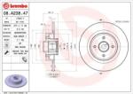 BREMBO Féktárcsa tömör Ø274mm 08. A238.47