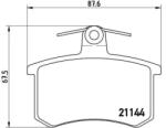BREMBO fékbetét készlet, tárcsafék P85 013