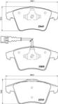 BREMBO fékbetét készlet P85 149