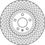 TRW Féktárcsa szellőző Ø320mm DF6015S